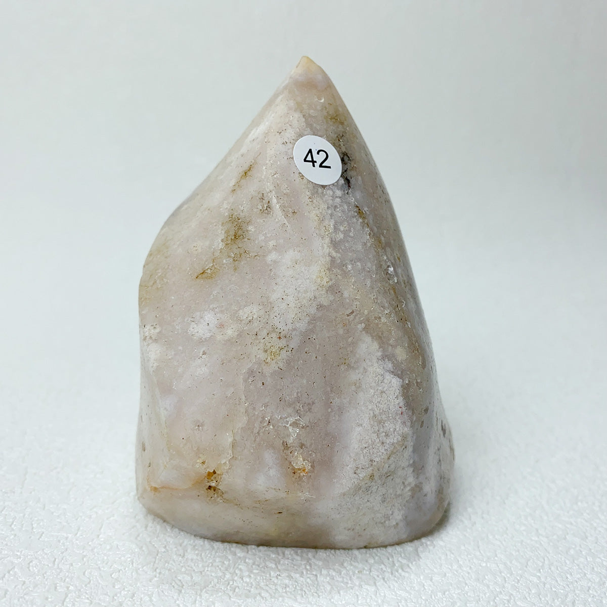 Natural Pink Amethyst Free Form Torch Shape