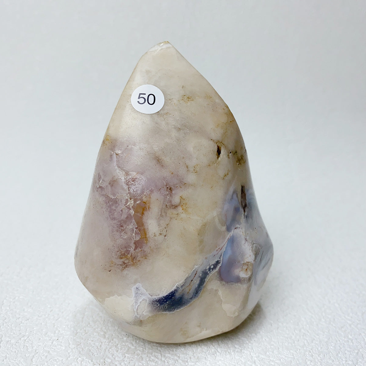 Natural Pink Amethyst Free Form Torch Shape