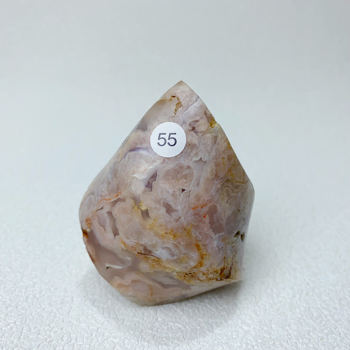 Natural Pink Amethyst Free Form Torch Shape