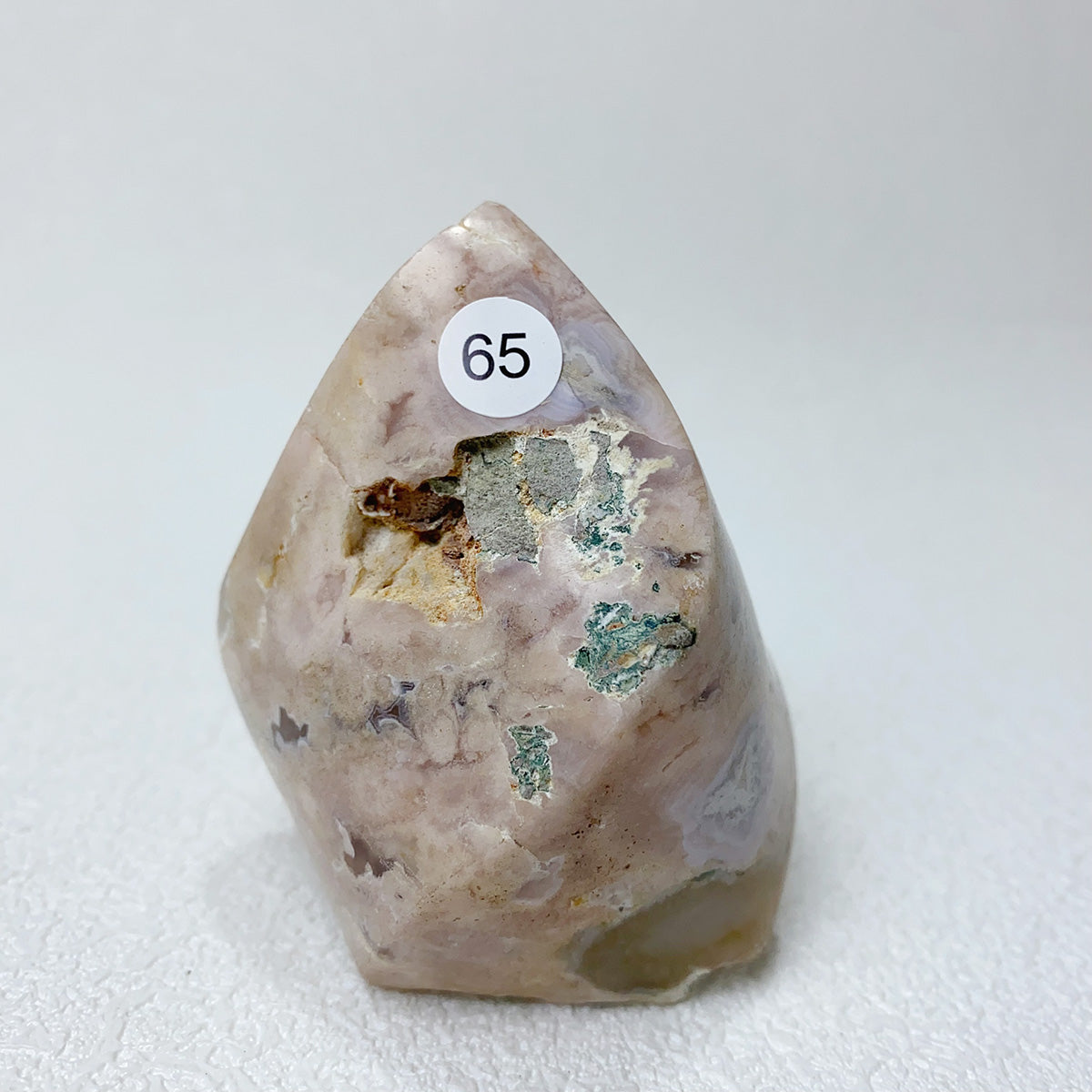 Small Size Natural Pink Amethyst Flame Crystal