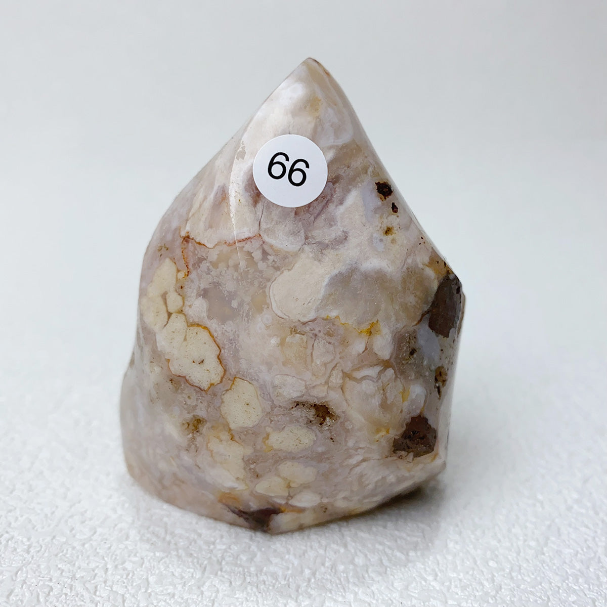 Small Size Natural Pink Amethyst Flame Crystal