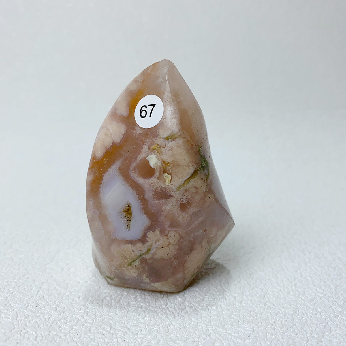 Small Size Natural Pink Amethyst Flame Crystal