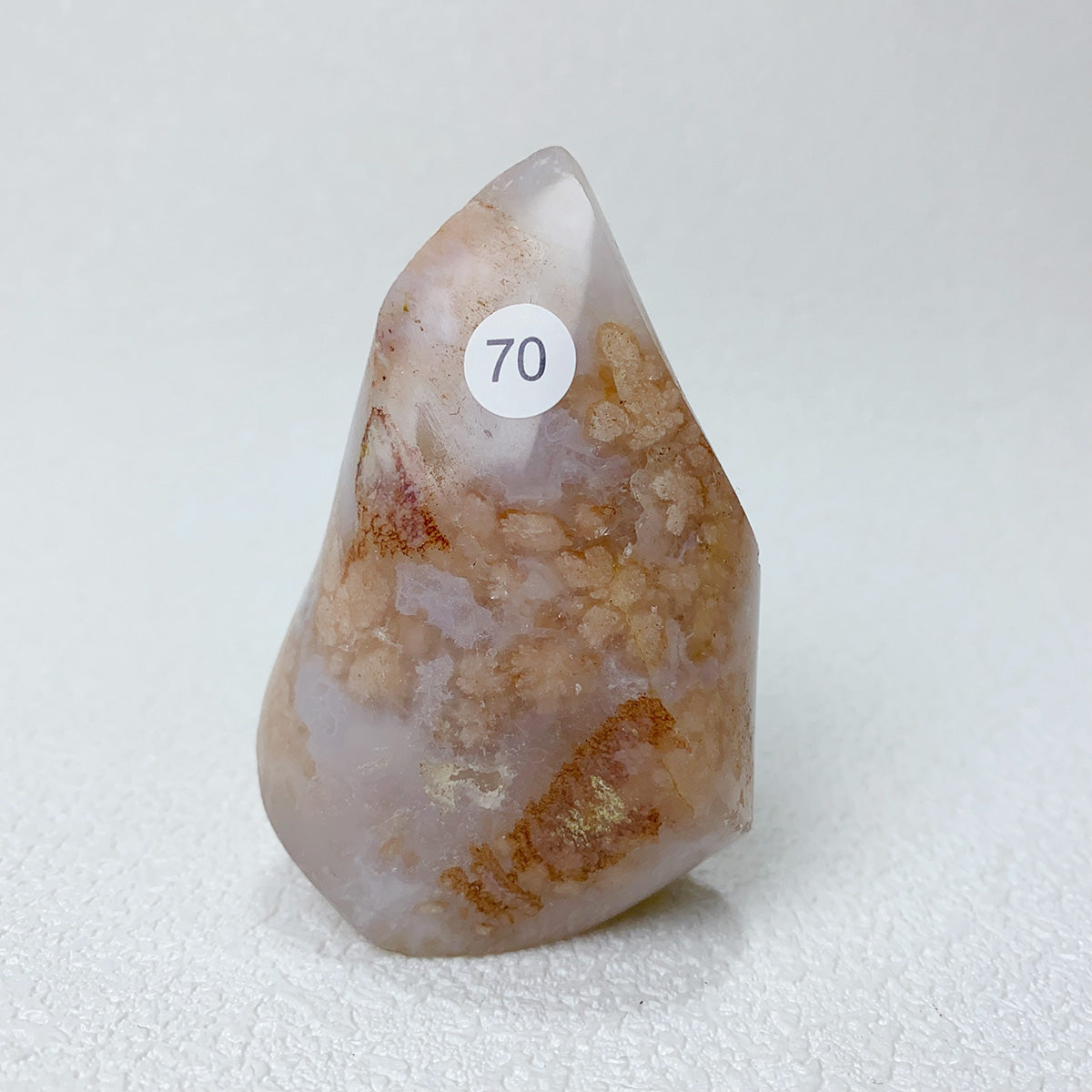 Small Size Natural Pink Amethyst Flame Crystal