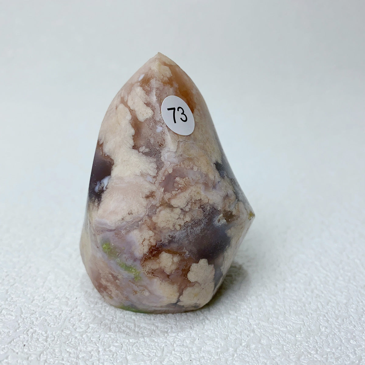 Small Size Natural Pink Amethyst Flame Crystal