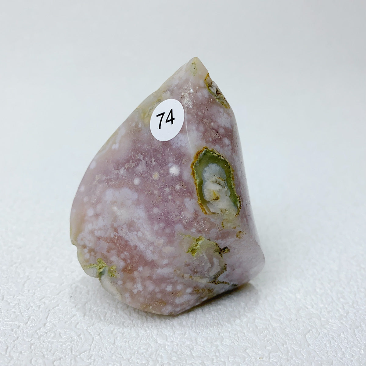 Small Size Natural Pink Amethyst Flame Crystal