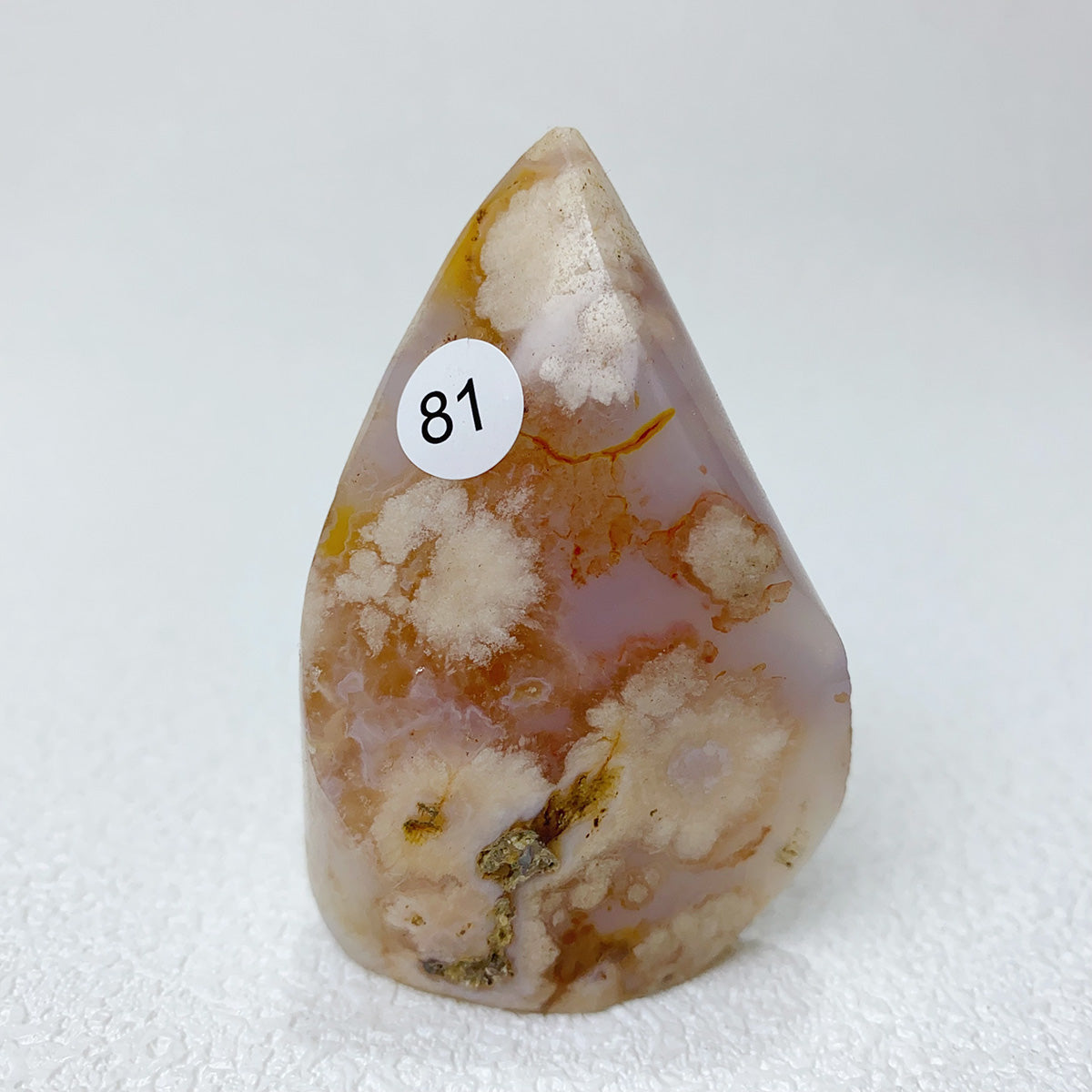 Small Size Natural Pink Amethyst Flame Crystal