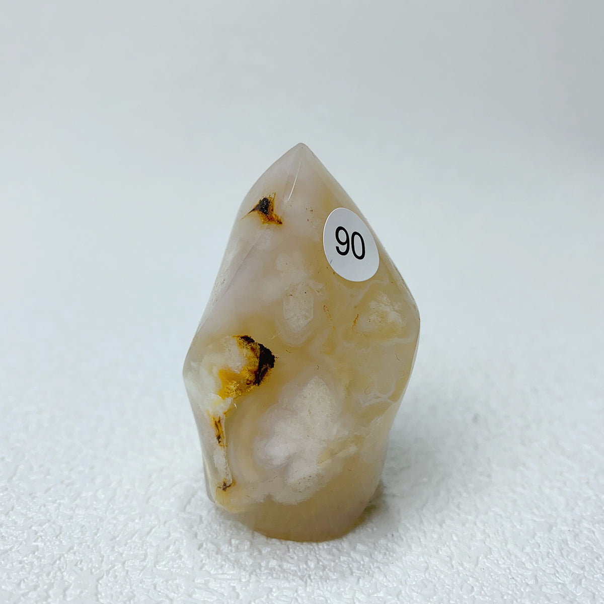 Small Size Natural Pink Amethyst Flame Crystal