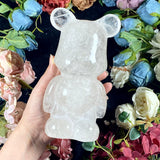 Natural Clear Quartz Gloomy Carving