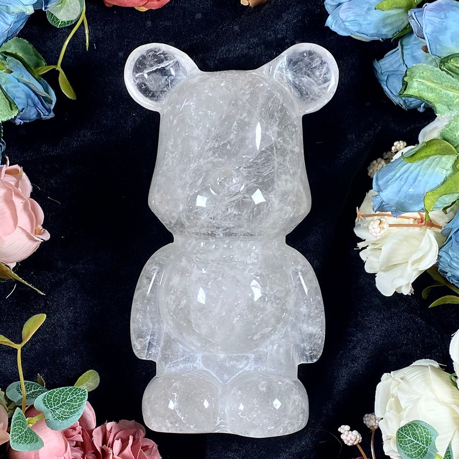 Natural Clear Quartz Gloomy Carving
