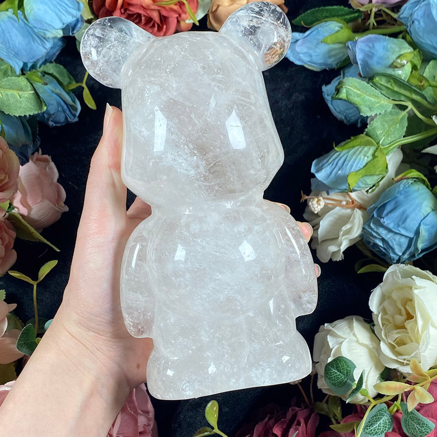 Natural Clear Quartz Gloomy Carving