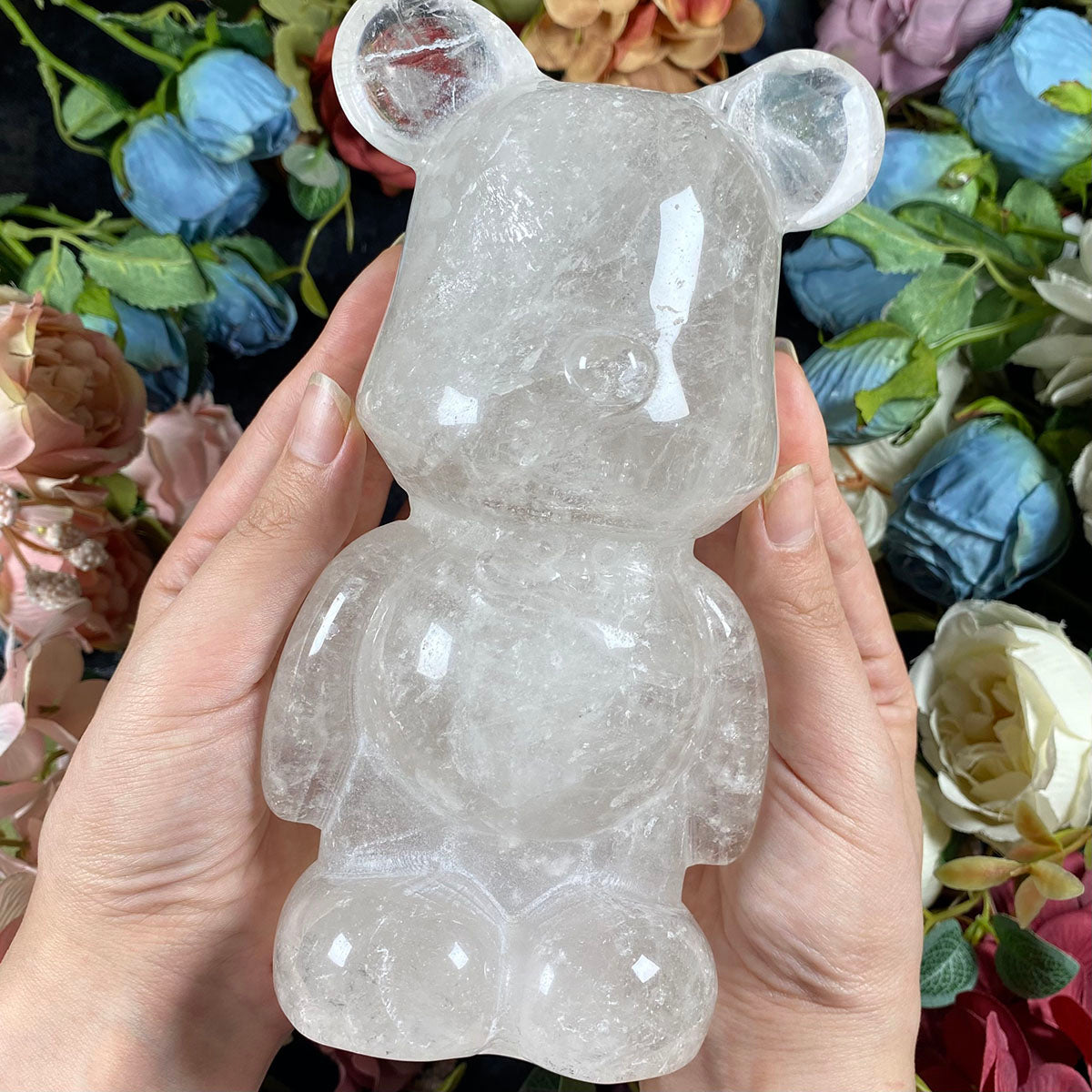Natural Clear Quartz Gloomy Carving