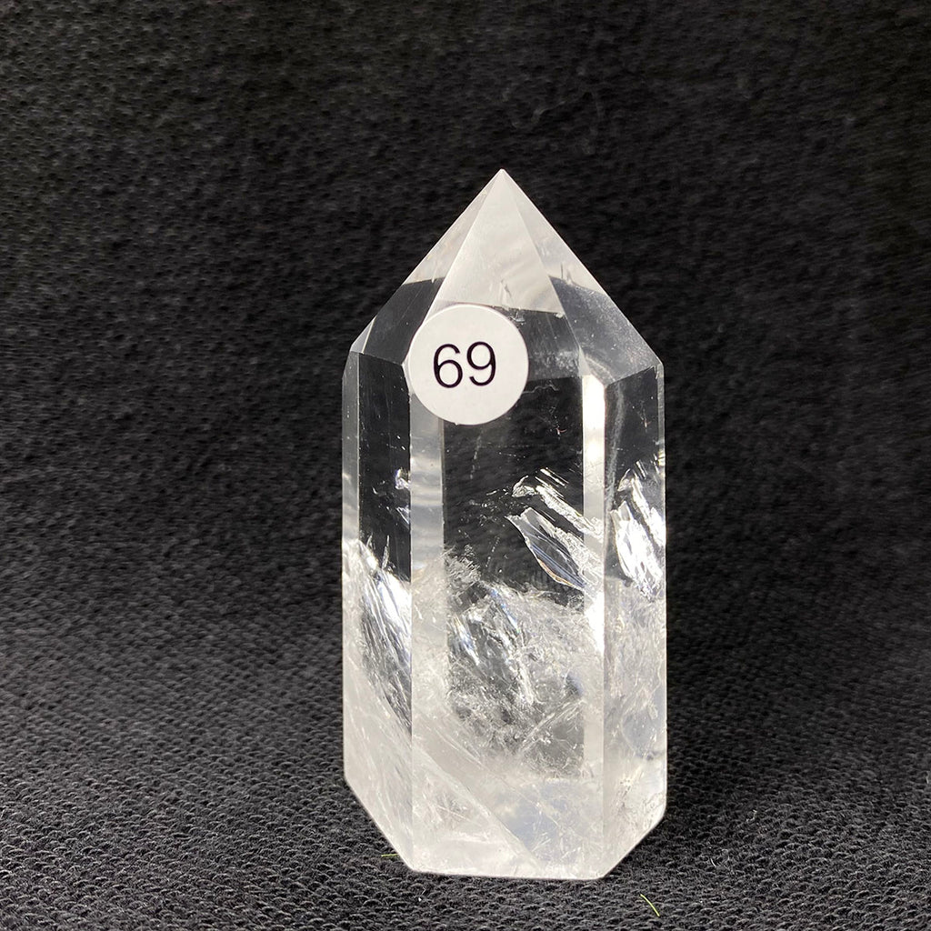 Natural Clear Quartz Reiki Tower