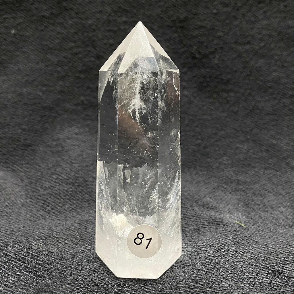 Natural Clear Quartz Reiki Tower