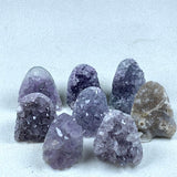 Natural Amethyst Cluster Crystals Geode Freeform