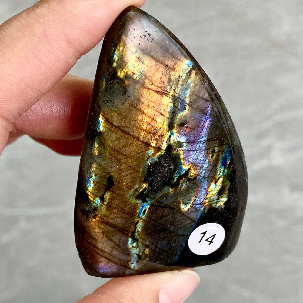 Natural Crystal Labradorite Freeform
