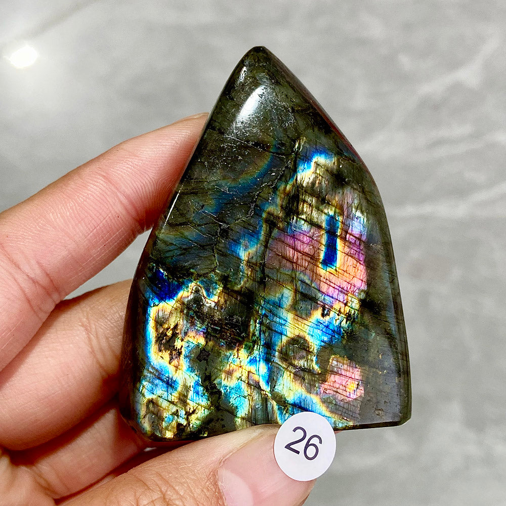 Natural Crystal Labradorite Freeform