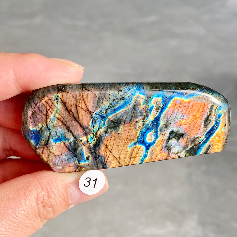 Natural Crystal Labradorite Freeform