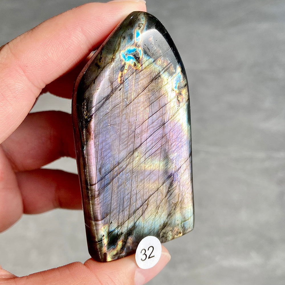 Natural Crystal Labradorite Freeform