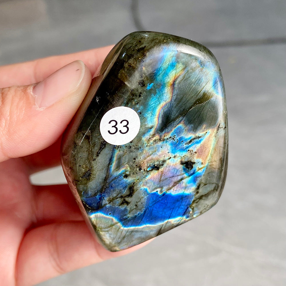 Natural Crystal Labradorite Freeform