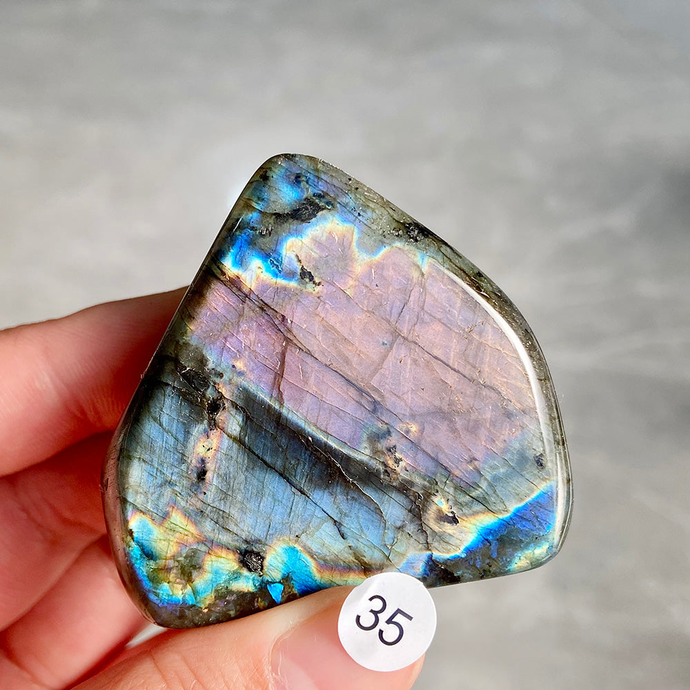 Natural Crystal Labradorite Freeform