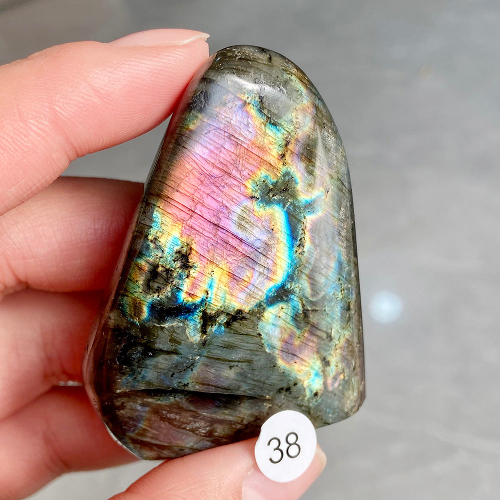 Natural Crystal Labradorite Freeform
