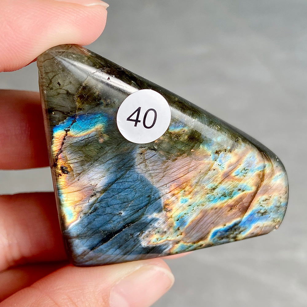 Natural Crystal Labradorite Freeform