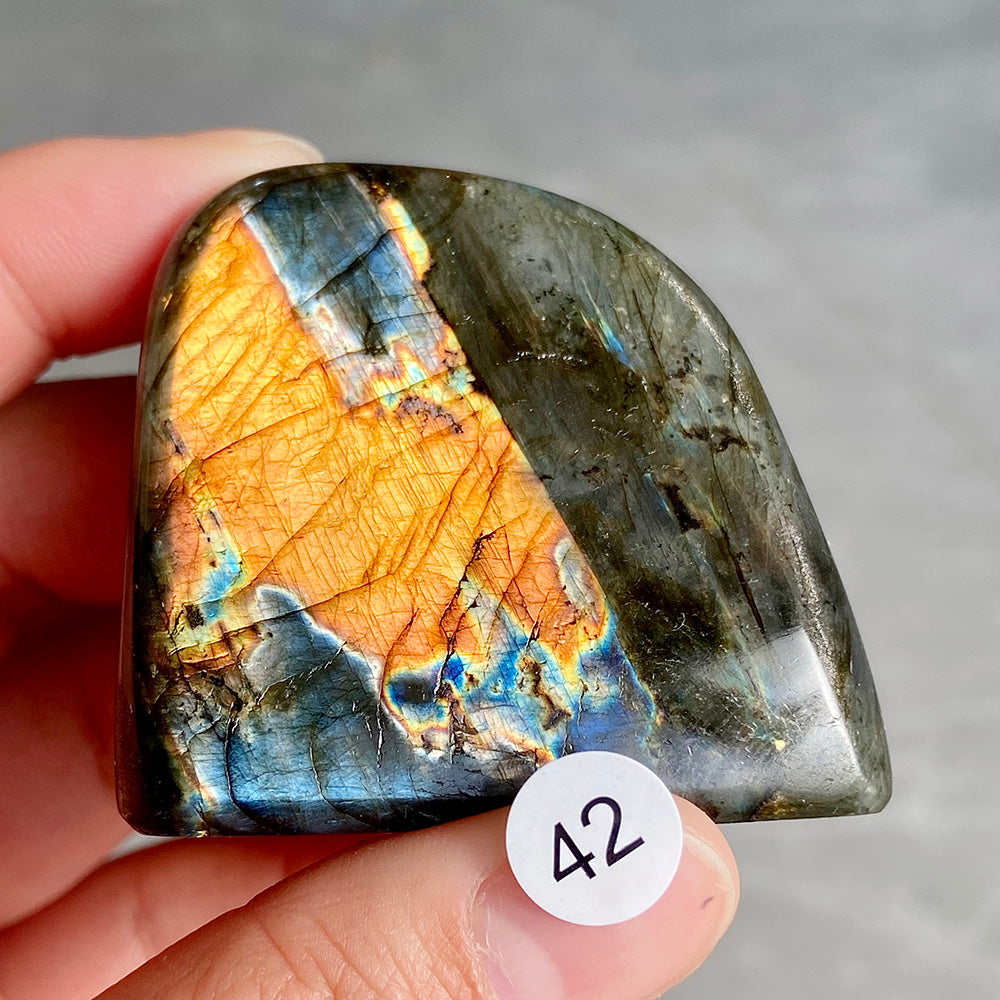 Natural Crystal Labradorite Freeform