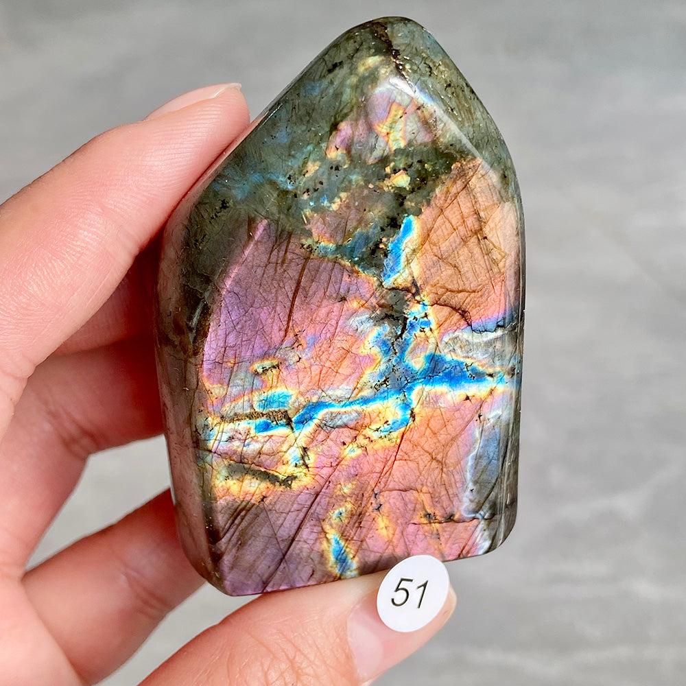 Natural Crystal Labradorite Freeform