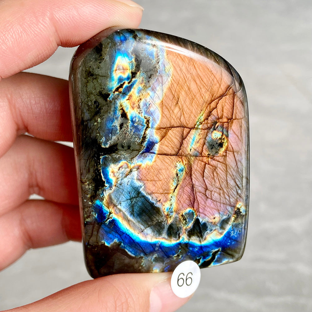 Natural Crystal Labradorite Freeform