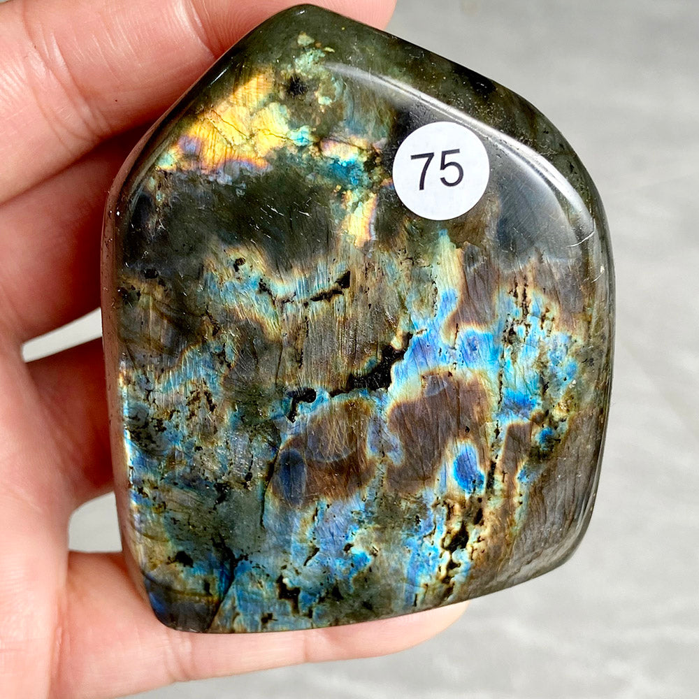 Natural Crystal Labradorite Freeform