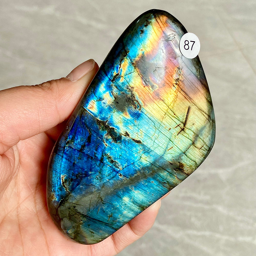Natural Crystal Labradorite Freeform