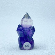 Rainbow Fluorite Clusters Crystal Tower Points