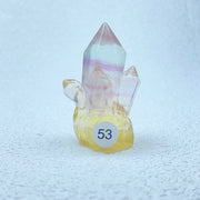 Rainbow Fluorite Clusters Crystal Tower Points