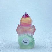 Rainbow Fluorite Clusters Crystal Tower Points
