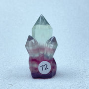 Rainbow Fluorite Clusters Crystal Tower Points