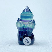 Rainbow Fluorite Clusters Crystal Tower Points