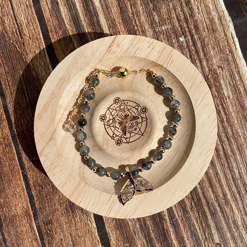 Different Materials Crystal Bracelet With Fishtail $4/PC