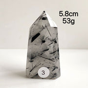 Natural Black Tourmaline Crystal Tower