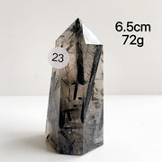 Natural Black Tourmaline Crystal Tower