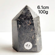 Natural Black Tourmaline Crystal Tower