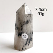 Natural Black Tourmaline Crystal Tower