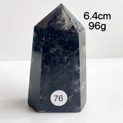 Natural Black Tourmaline Crystal Tower