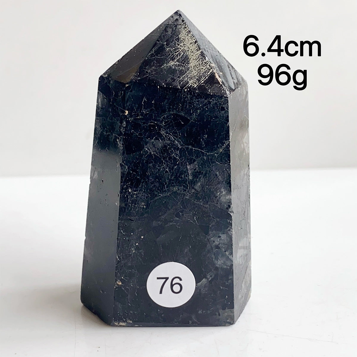 Natural Black Tourmaline Crystal Tower