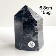 Natural Black Tourmaline Crystal Tower