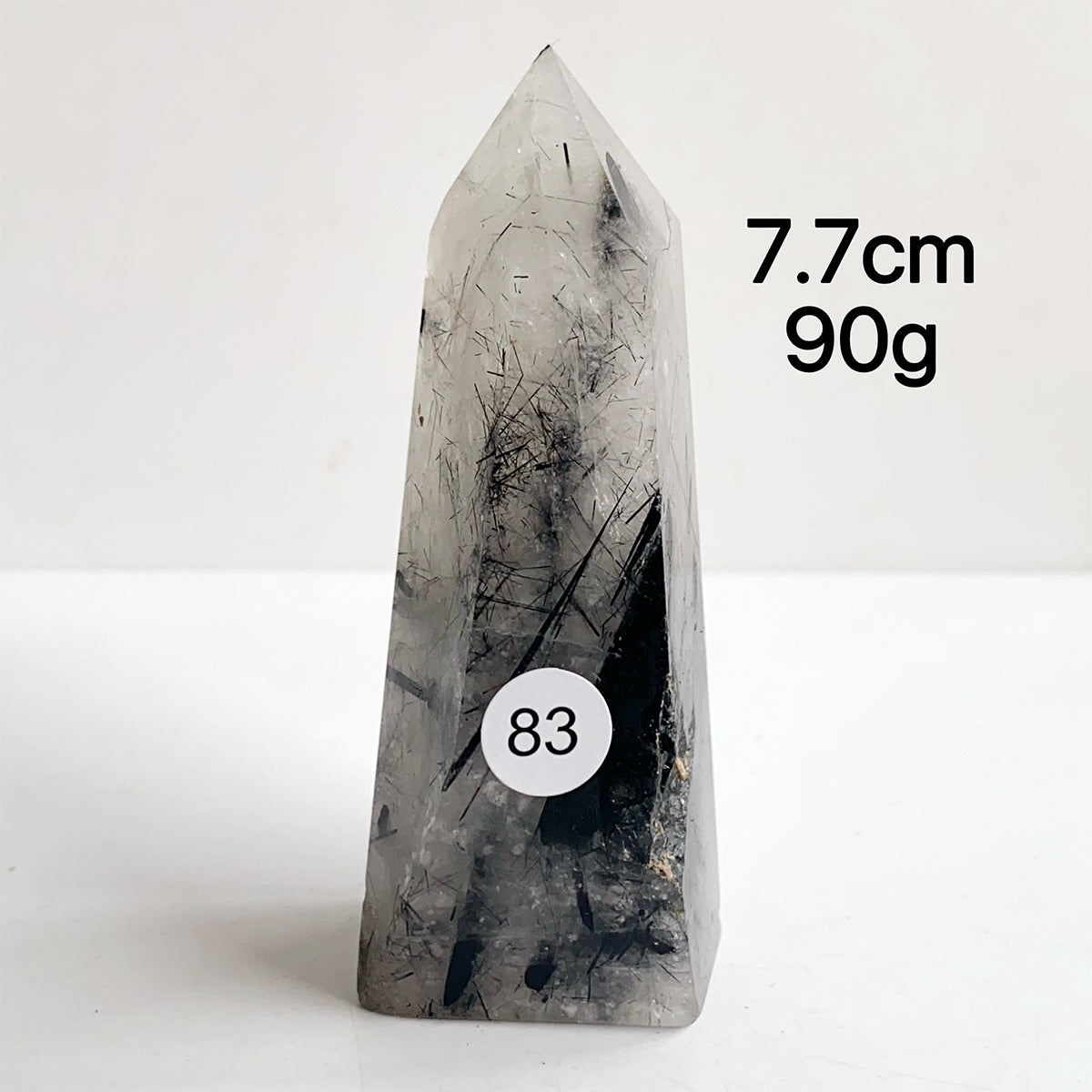 Natural Black Tourmaline Crystal Tower