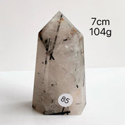 Natural Black Tourmaline Crystal Tower