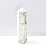 Howlite Crystal Tower Point