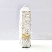 Howlite Crystal Tower Point