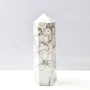Howlite Crystal Tower Point