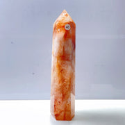 Fire Quartz Crystal Tower